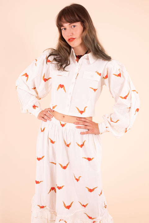 Bergamot Blouse - Heartwing Embroidery