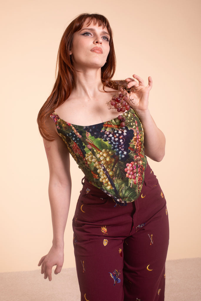 Muse Corset - Grenache