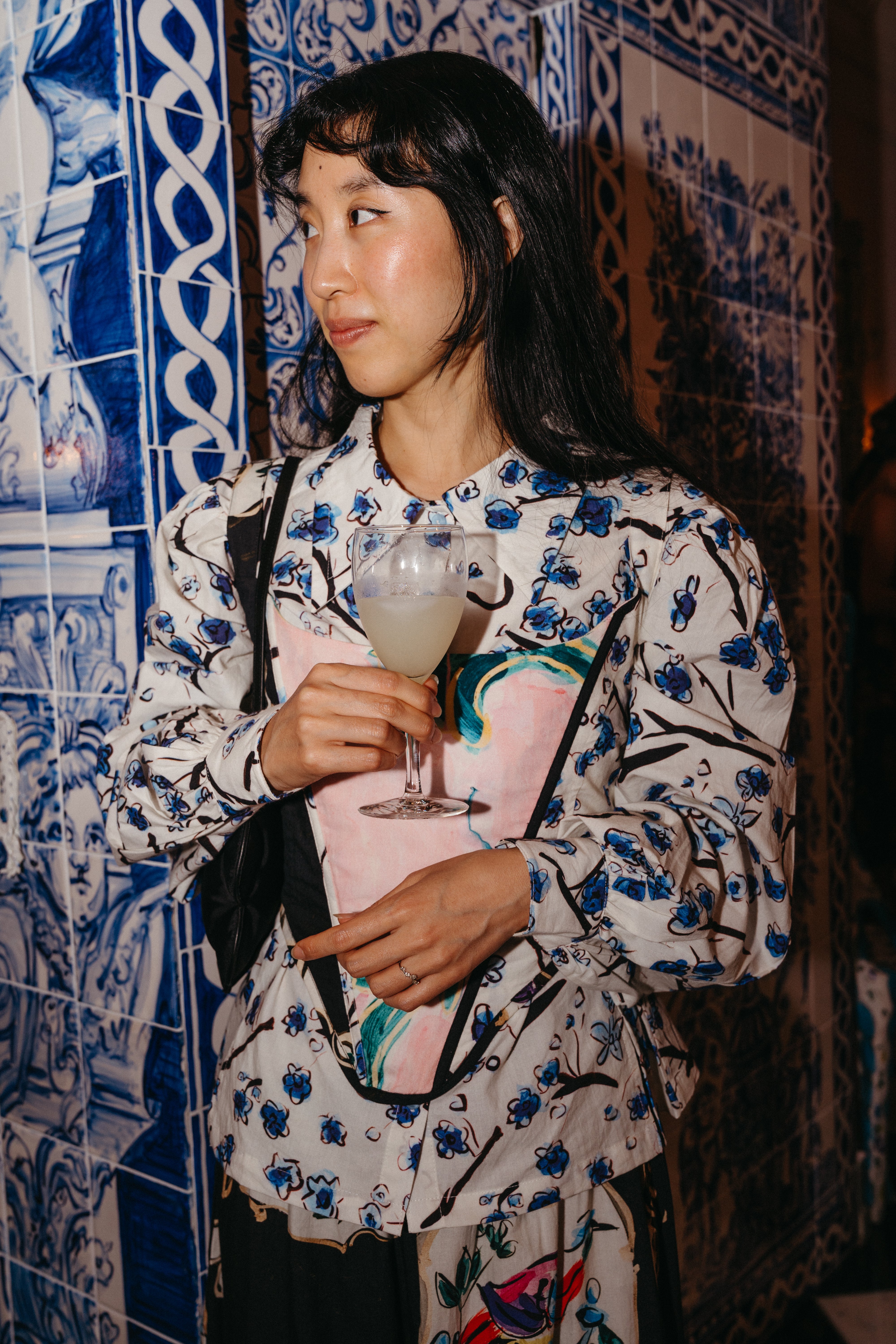 Enchantment Blouse - Blue Porcelain – Samantha Pleet