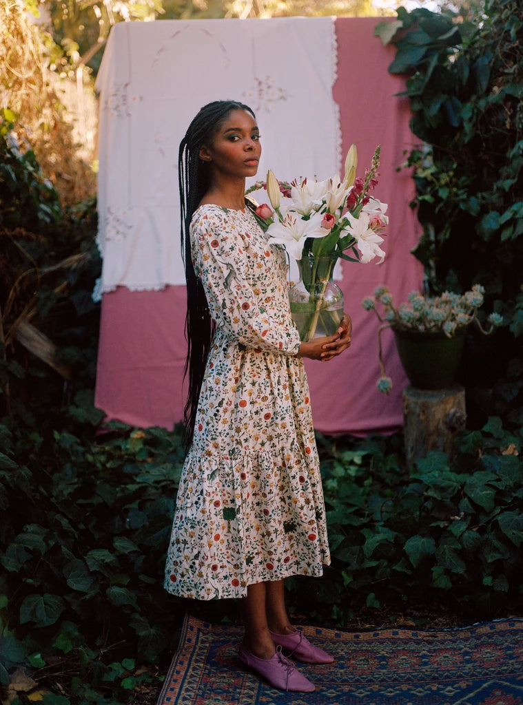 Ophelia Dress - Ivory Illuminated