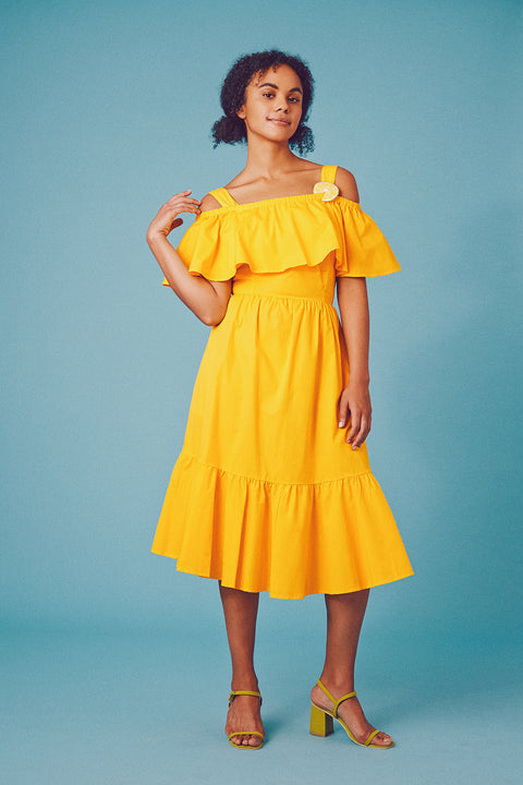 Paramour Dress - Lemon - Archive