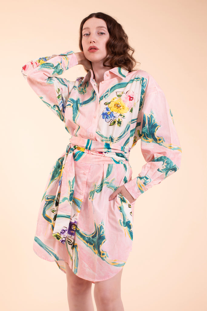 Novella Dress - Pink Sèvres