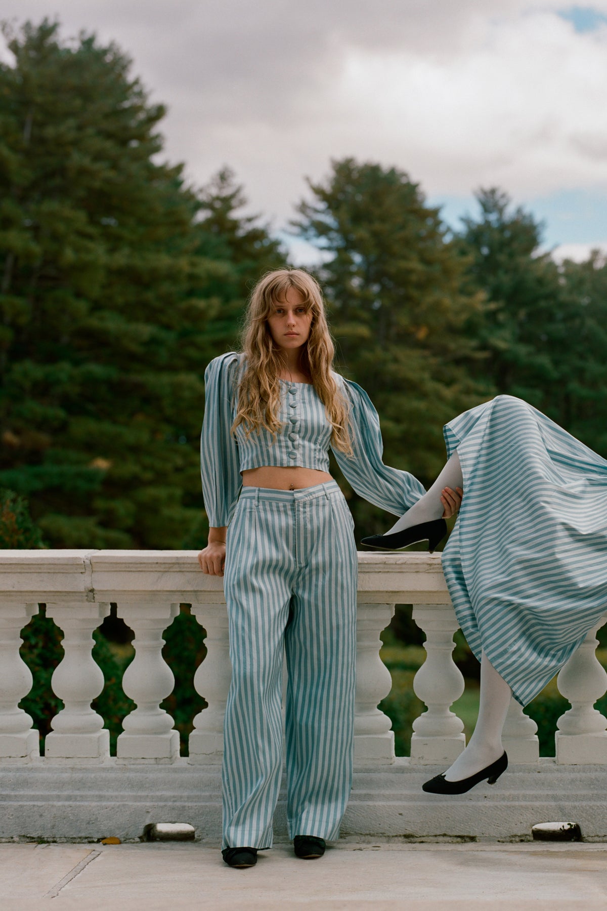 Marie Blouse - Antoinette Stripe