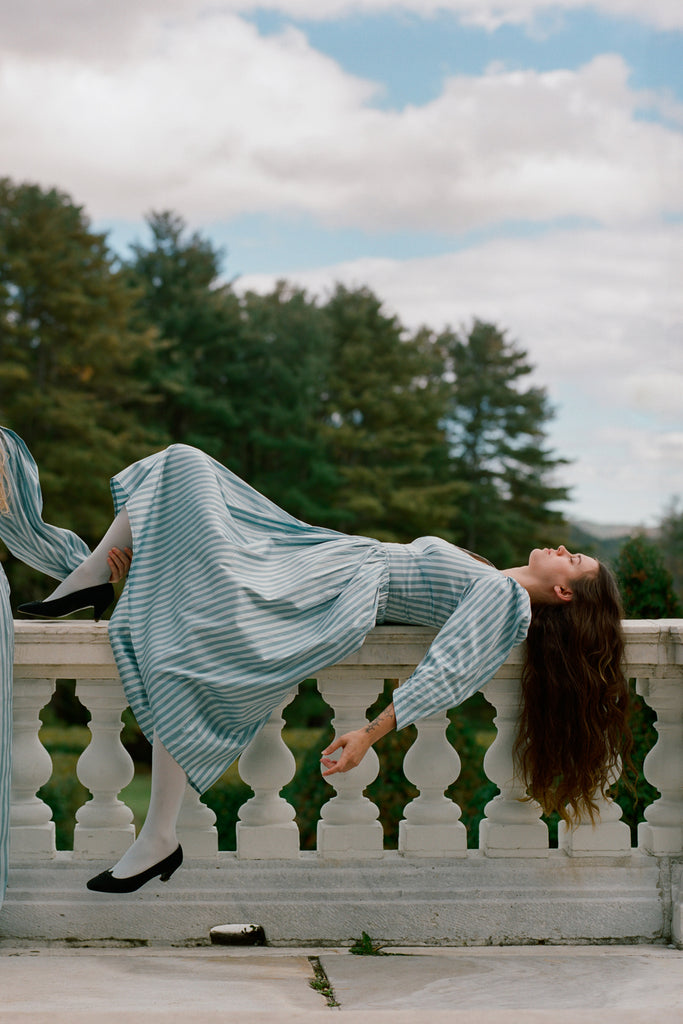 Marie Dress - Antoinette Stripe