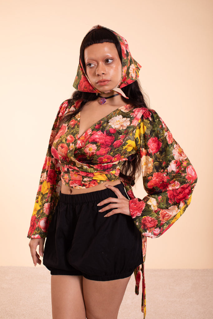 Rose Wrap Blouse - Archive