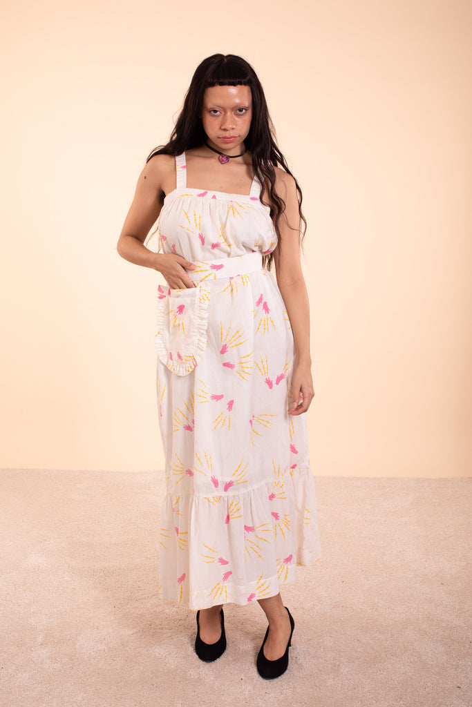 Miss KK Sister - Tank Maxi Dress with belt - Lightning