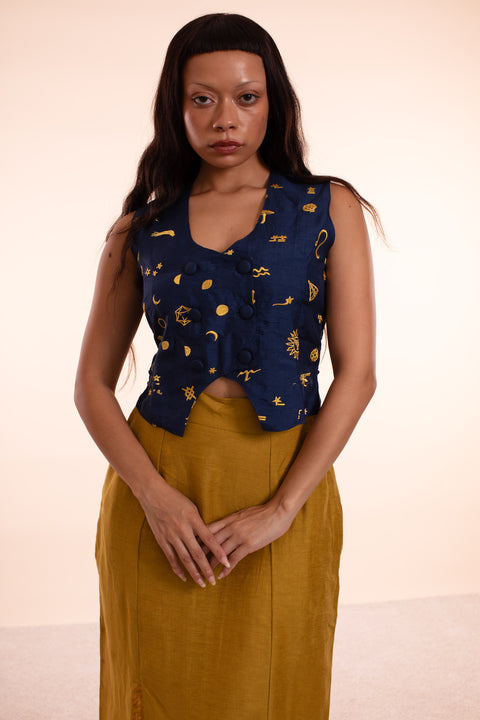 Oracle Vest - Stargazer Embroidery