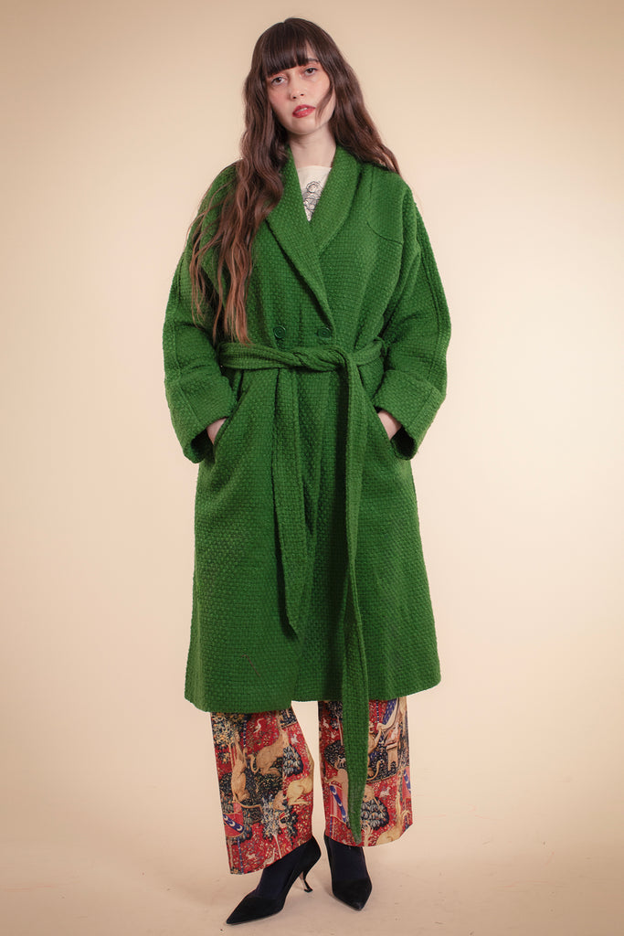 Chronicle Coat - Silk Wool Boucle