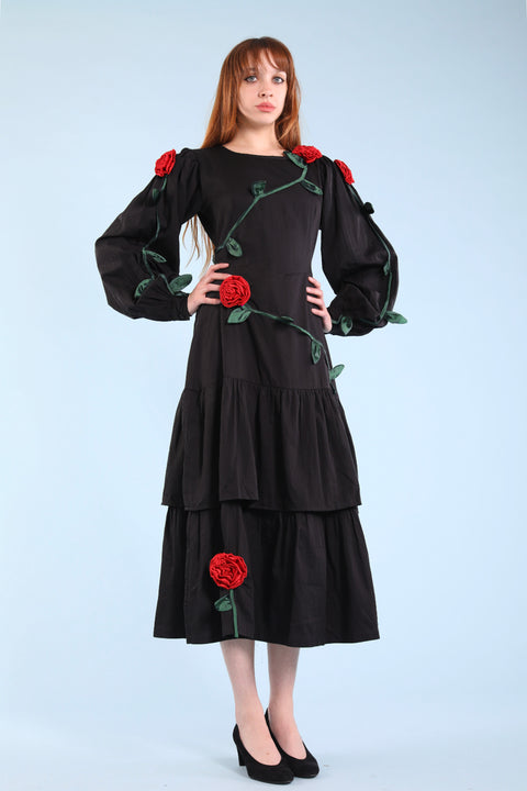 Persephone Dress - Black