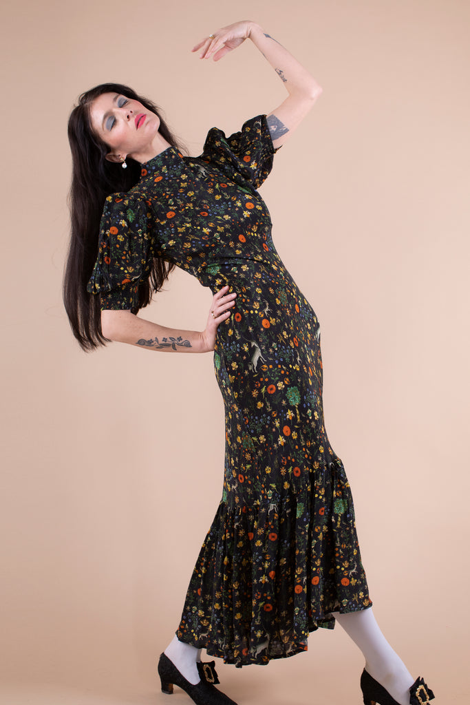 Luna Dress - Black Illuminated