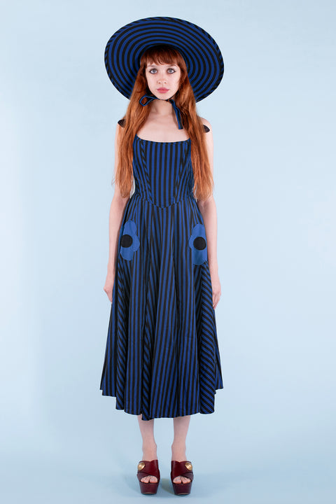 Daydream Dress - Blue Stripe