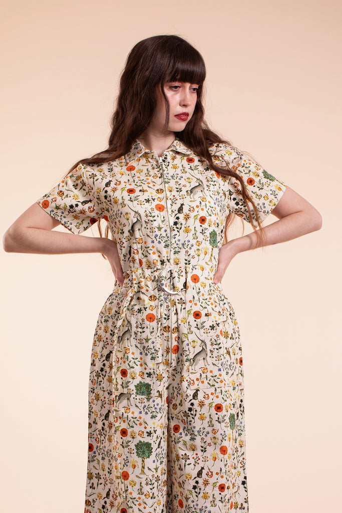 Wallflower Jumpsuit - Ivory Illuminated