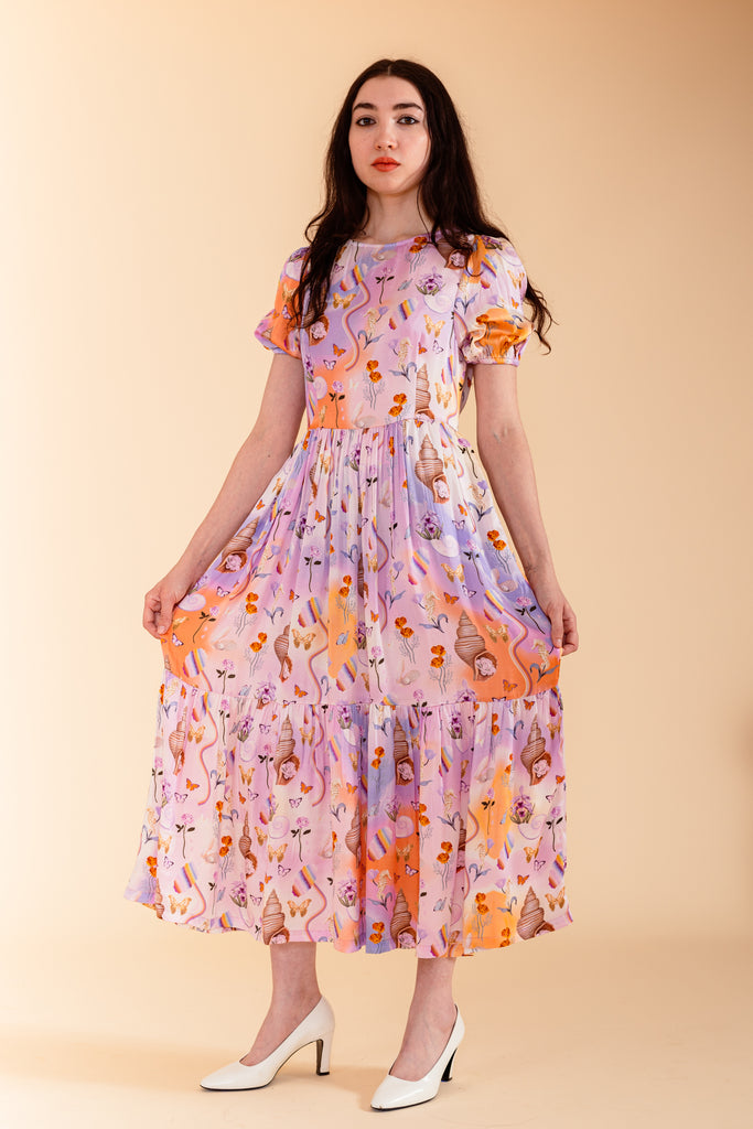 Tulipa Dress - Butterfly Lagoon - Archive
