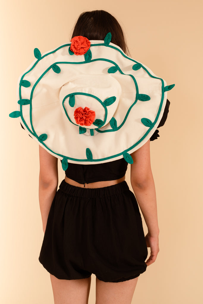 Persephone Sun Hat - Ivory - Archive