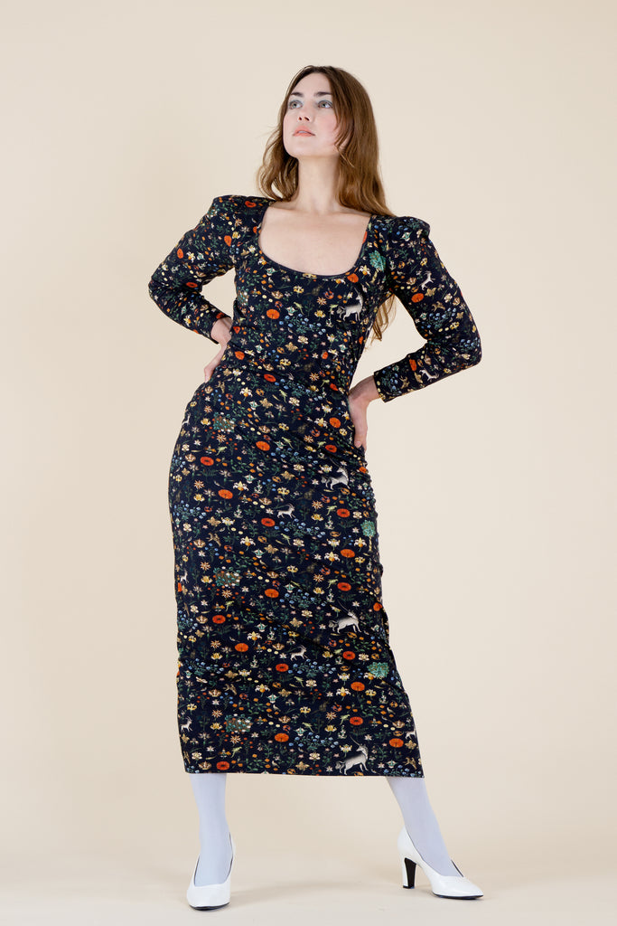 Aphrodite Dress - Black Illuminated