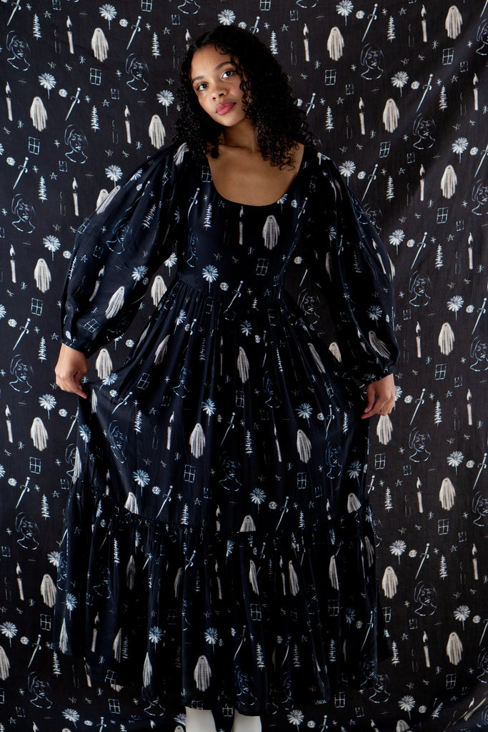 Ceremony Dress - Haunted Print -