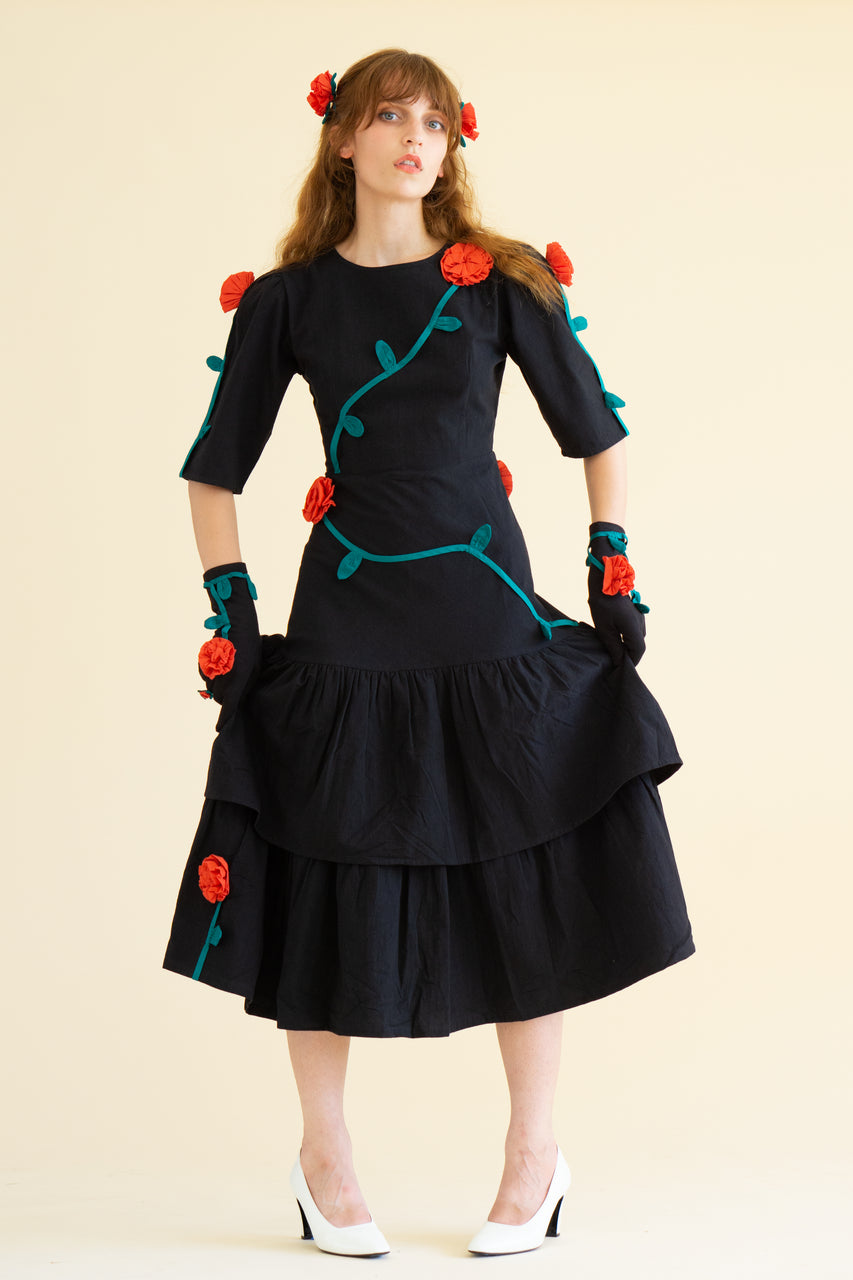 Persephone Dress - Black